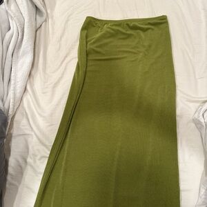 Princess Polly Olive Maxi Skirt